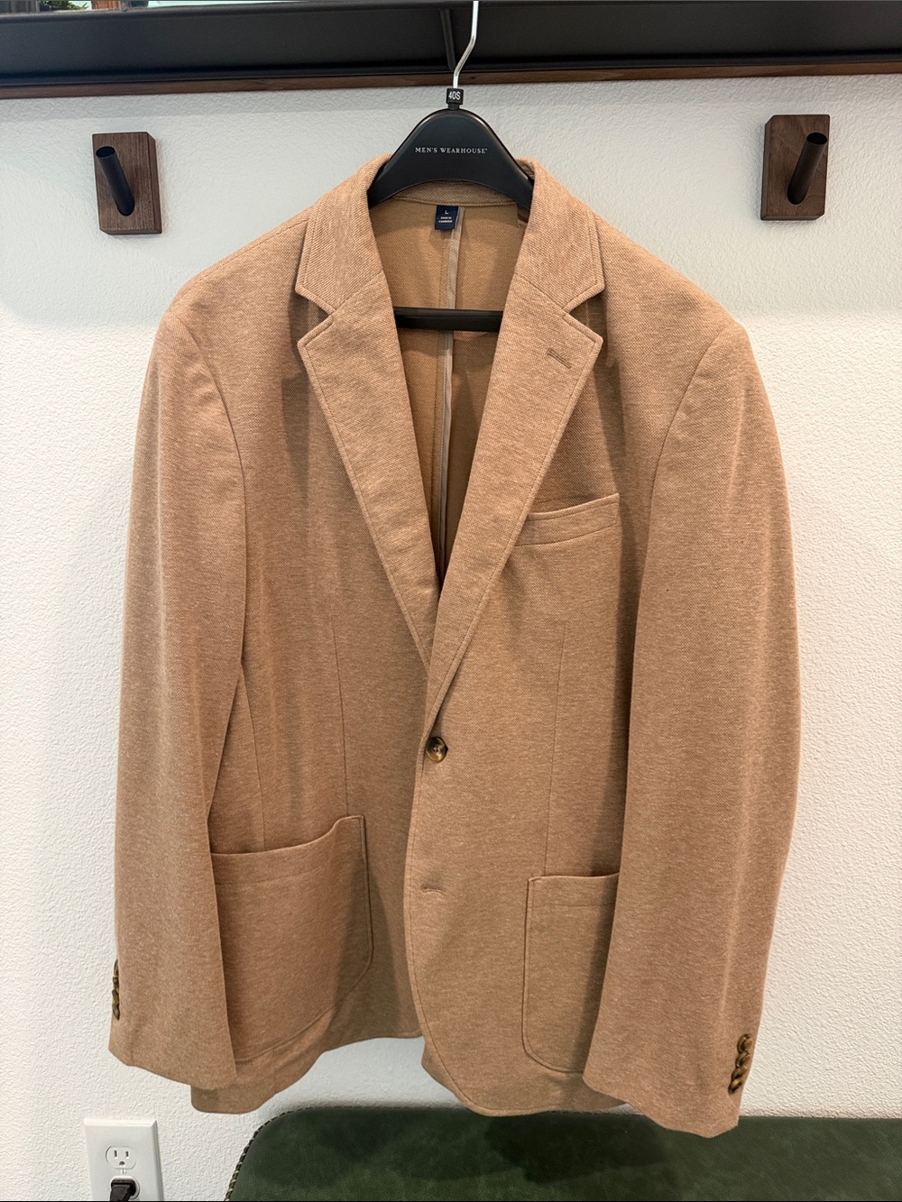 Joseph Abboud Camel Single-Breasted Sportcoat Blazer